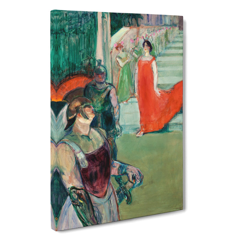 The Opera by Henri De Toulouse-Lautrec - Wrapped Canvas, 50cm H x 35cm W x 3cm D