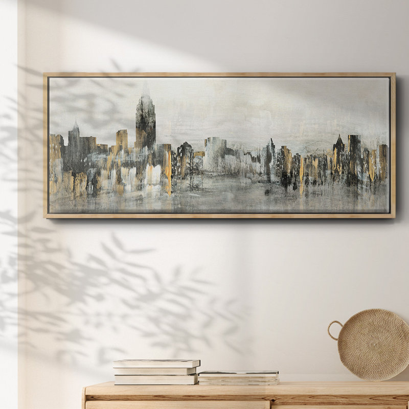 Bright City Lights - Toile encadrée, H 20 po x l 50 po