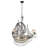 Eclectic 4 Light Crystal Ship Boat Chandelier-100915438