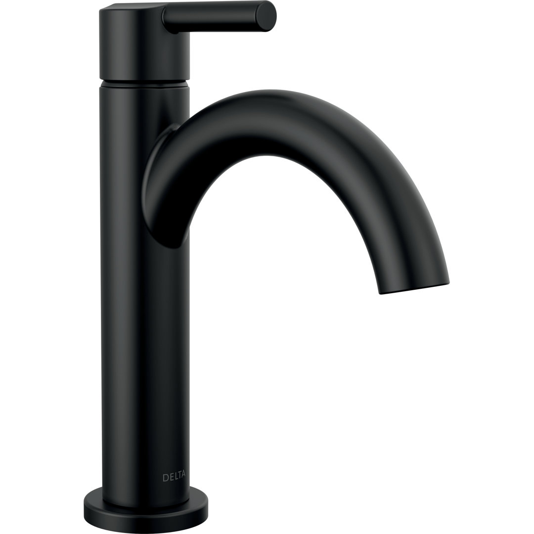 Nicoli Single Hole Bathroom Faucet with Drain Assembly, Single Handle Bathroom Sink Faucet Delta 