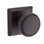 Round Double Dummy Door Knob with Traditional Square Rose