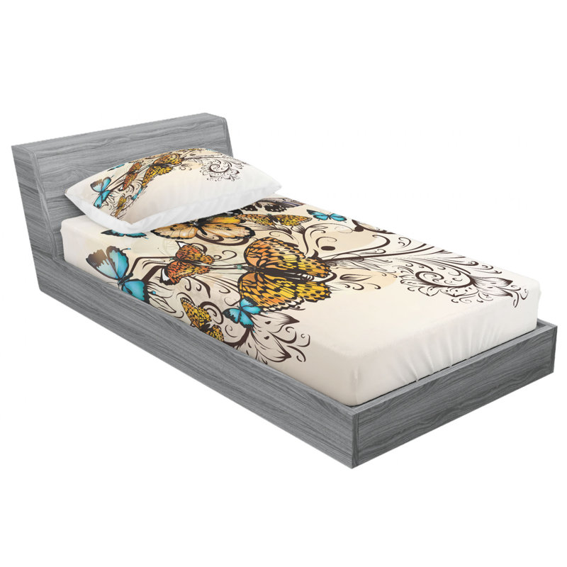 Microfiber Sheet Set, Twin XL Sheet Set with Fitted Sheet