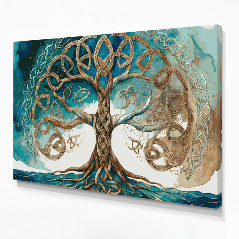 Art mural en toile Sci Fi Celtic Tree of Life