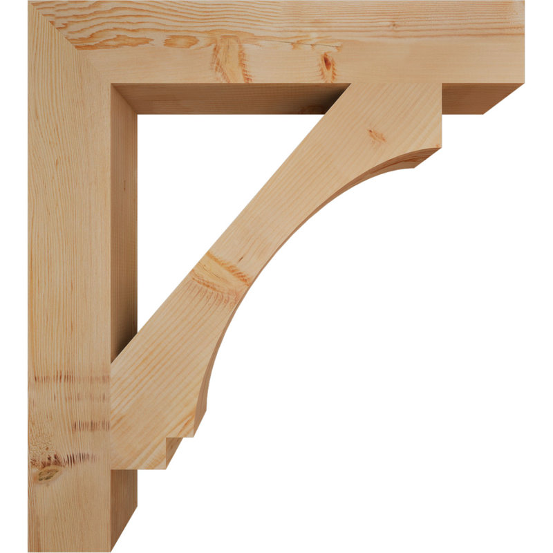 Support lisse bloc de l 5 1/2 po x P 36 po x H 40 po, sapin Douglas, Douglas (lisse), H 40 po x l 6 po x P 36 po