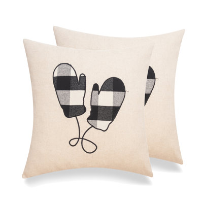 Cottage Life Icons Pillow Cover With Insert-set Of 2
