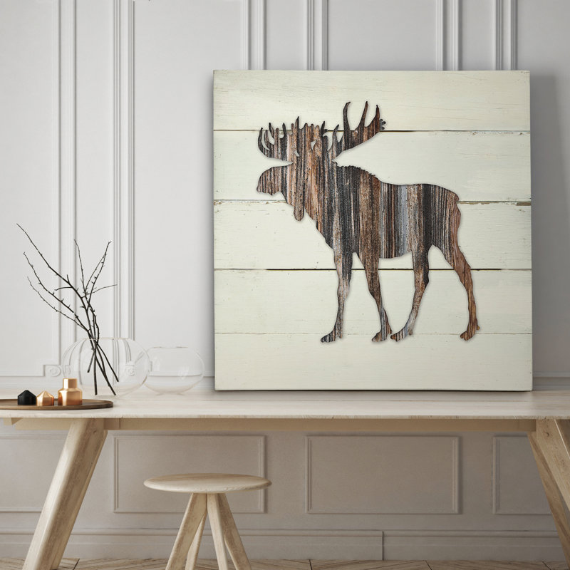 Orignal des bois - Impression, Toile tendue, H 24 po x l 24 po x P 1 po