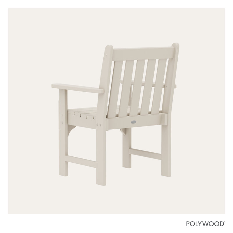 POLYWOOD Vineyard Garden Arm Chair, Sand