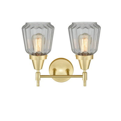 Éclairage pour meuble-lavabo à 2 lumières à intensité variable Gayle