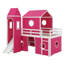 Lit mezzanine simple avec glissade et tour-434105428