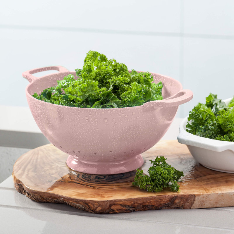 Premium Melamine Colander, Rose Pink, 11cm H x  20cm W