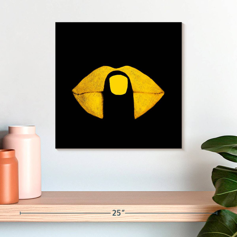 Shuttleworth Lips, 16" H x 16" W