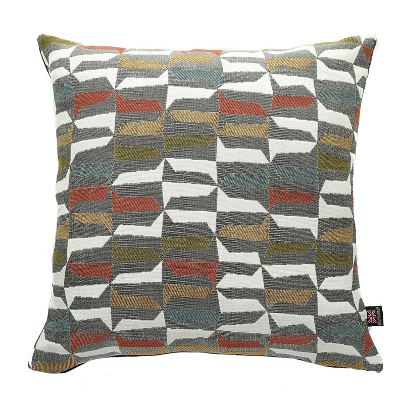 Amatia Geometric Square Cushion, Small