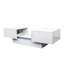 Table basse avec plateau coulissant