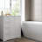 31.5" Freestanding MDF Bathroom Storage Cabinet with 4 Drawers, Adjustable Shelf, Double Doors and Anti-Tip Kit-219654124