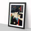 Man Holding a Samurai Sword by Toyohara Kunichika - Picture Frame Art Print-55576756-55576759