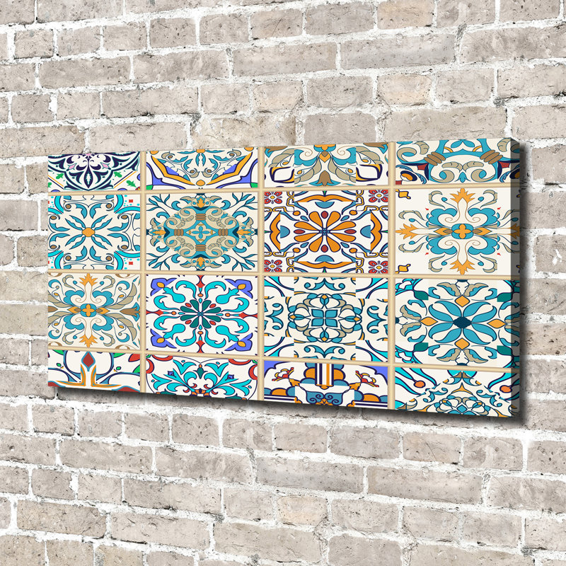 Ceramic Tiles - Wrapped Canvas Print