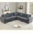 Oversized Modular Sectional Sofa Set, L Shaped Couch, Corduroy, Upholstered, Deep Seat, 5 Seat, 5 Throw Pillow and 6 Back Cushion, Living Room, Apartment-1588119591
