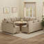 Banquette d'angle modulaire avec rangement, banquette de petit-déjeuner rembourrée en forme de U pour 10 personnes avec 2 sièges d'angle-880015947-880015958