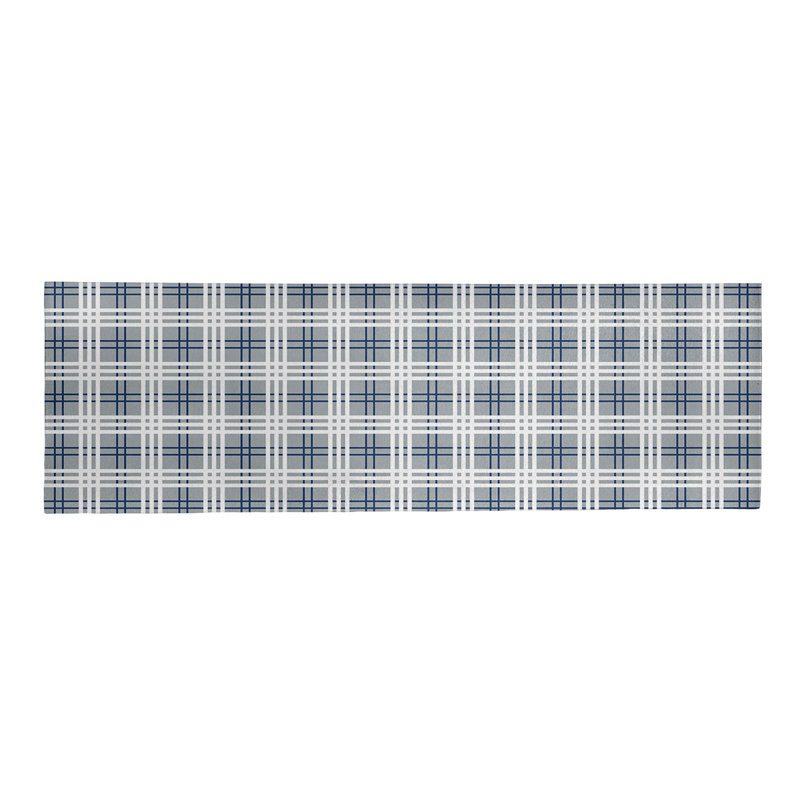 Tapis à carreaux gris, Tapis de couloir 2 pi 6 po x 8 pi
