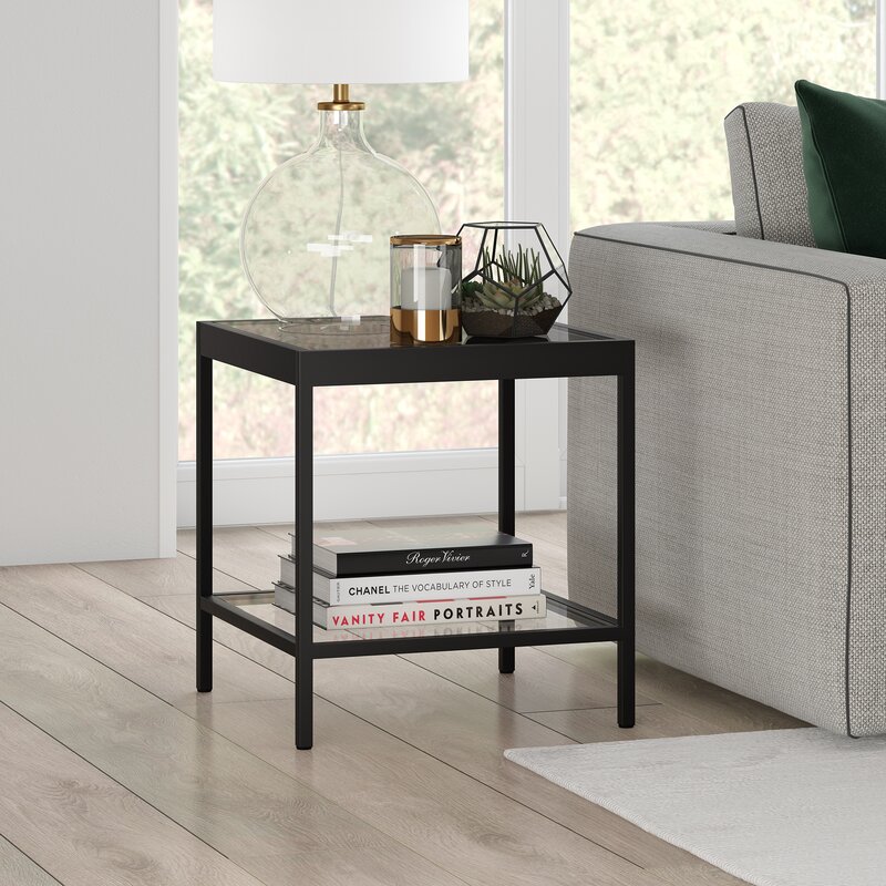 Wade Logan® Mulligan Glass End Table & Reviews | Wayfair