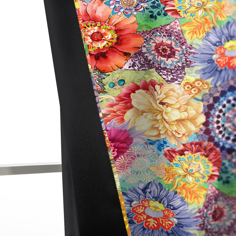 Mitsuhiro 100% Polyester Blackout Window Curtain 1 Panel (52" x 84"), Multicolor