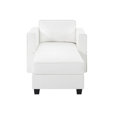 Fauteuil d'appoint avec repose-pieds Contemporary DIY Collection