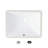 20.75 in. x 15.5 in. Porcelain, White Rectangular Undermount Bathroom Sink