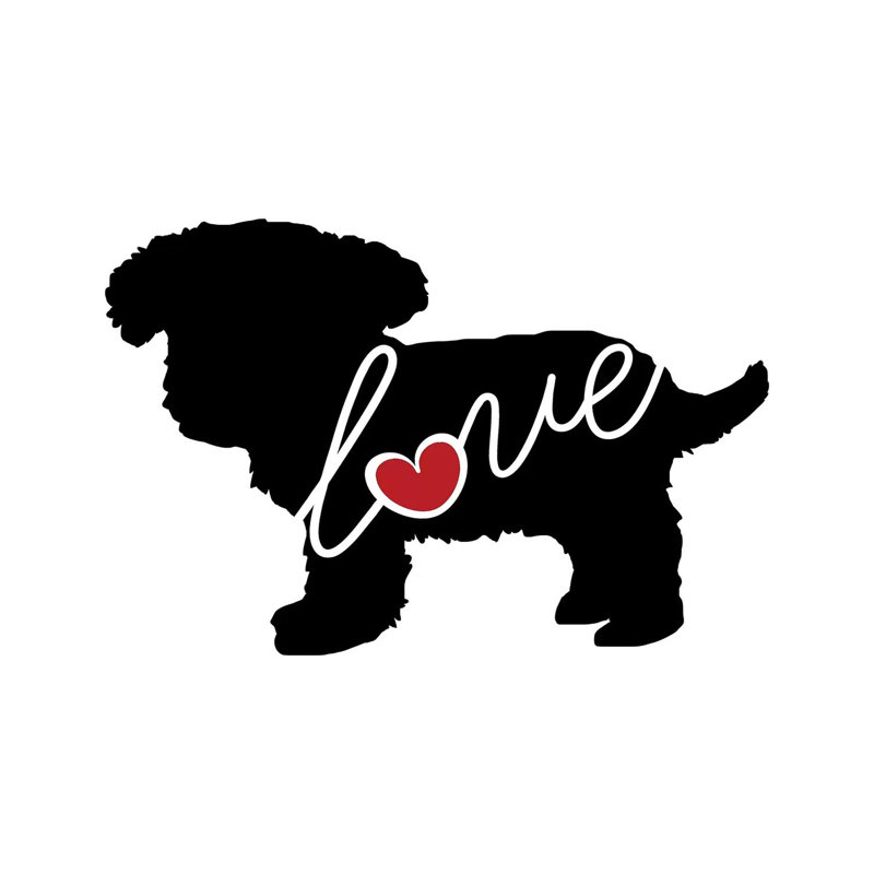 Teacup Poodle by Traci Anderson - Gallery-Wrapped Canvas Giclée on Canvas, Canvas, 30.48 cm H x 45.72 cm W