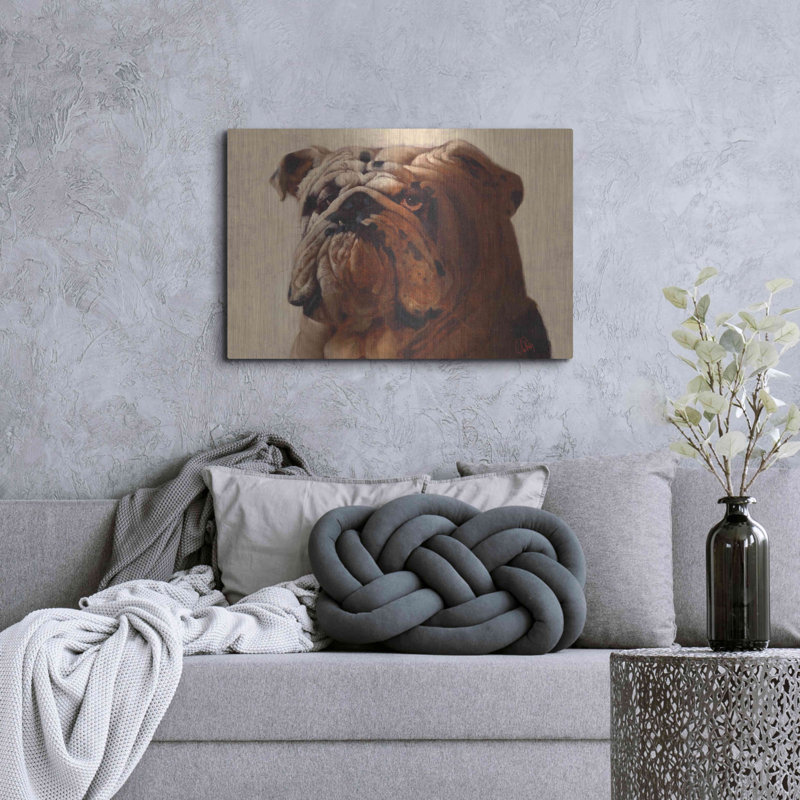 «Bulldog» par Thomas Fluharty, H 24 po x l 36 po