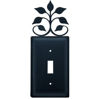Leaf Fan 1-Gang Toggle Light Switch Wall Plate