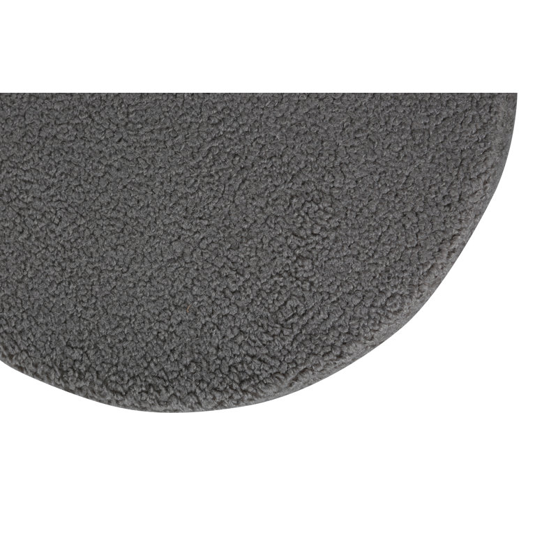 Sprague 40cm Wide Round Ottoman, Greige