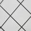 Pare-étincelles simple en fer, losange au design moderne et chic, l 41,5 po x P 8,9 po, H 32,1 po