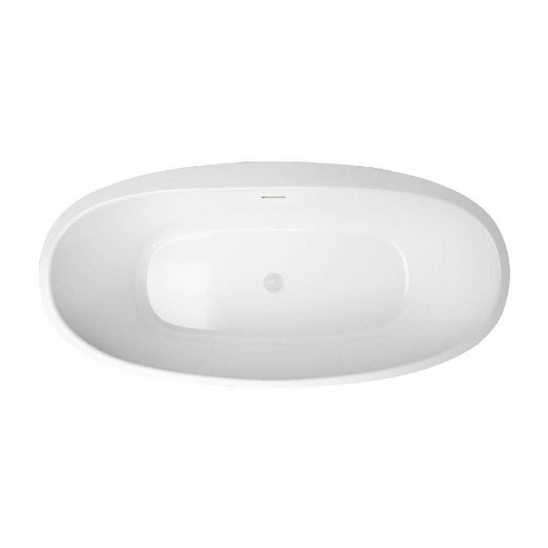 67'' x 30.50'' Soaking Acrylic Bathtub, White