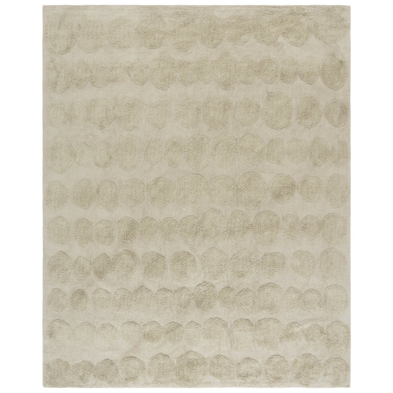 Easy Care 227 Hand Tufted Recycled Cotton Machine Washable Geometric Shapes Indoor Use Only Rug, Rectangle 8' x 10'