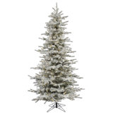 Sierra 7.5' H Lighted Artificial Fir Christmas Tree