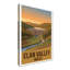 Elan Valley, Wales - Romantic Reservoirs And Rolling Hills Travel Poster. Giclee Print On Wrapped Canvas. Wall Art, Home Decor - Regions & Scenic Areas, Wales - Wrapped Canvas Print-207823328