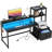 Aliette L-Shaped Metal Base Computer Desk with Power Outlet-320104451-320104449