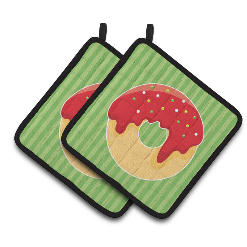 Caroline's Treasures Striped Polyester Potholder