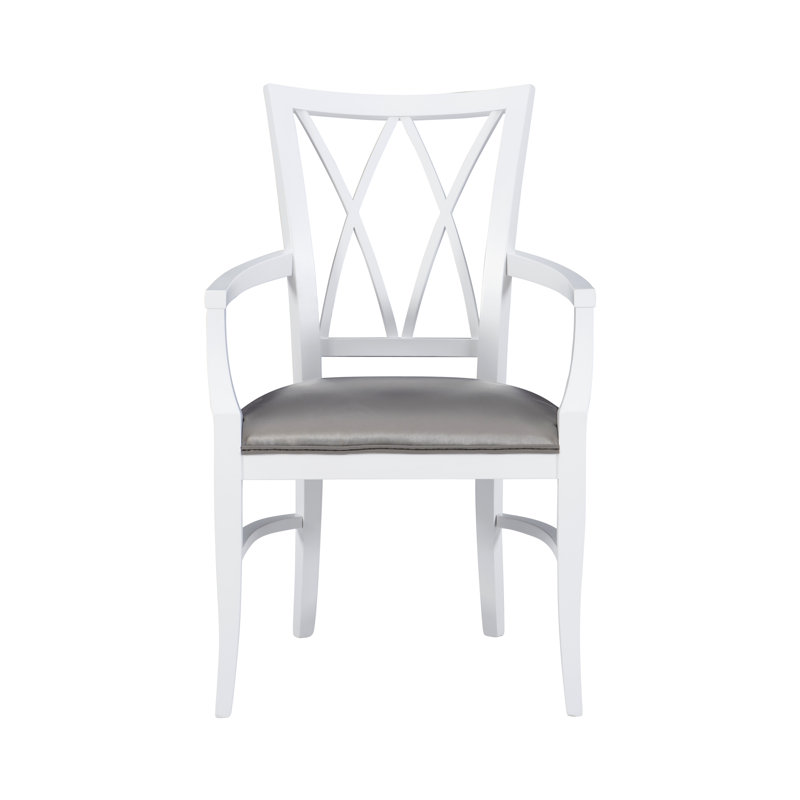 Fauteuil Nova, Blanc / gris anthracite