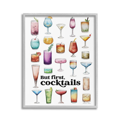 But but cocktails, art de la giclée par Susan Ball