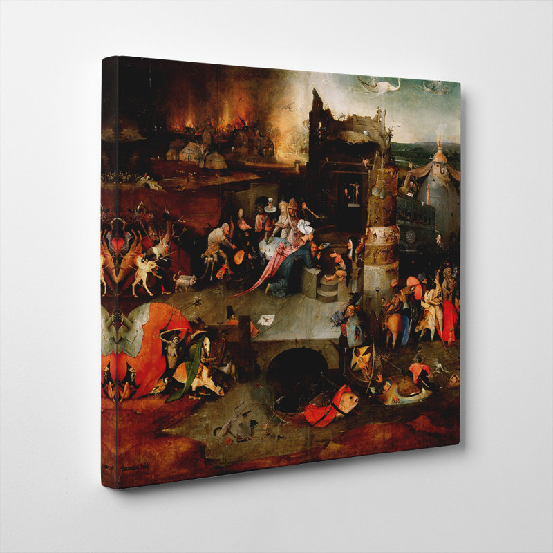 Hieronymus Bosch - Wrapped Canvas Painting, 50cm H x 50cm W