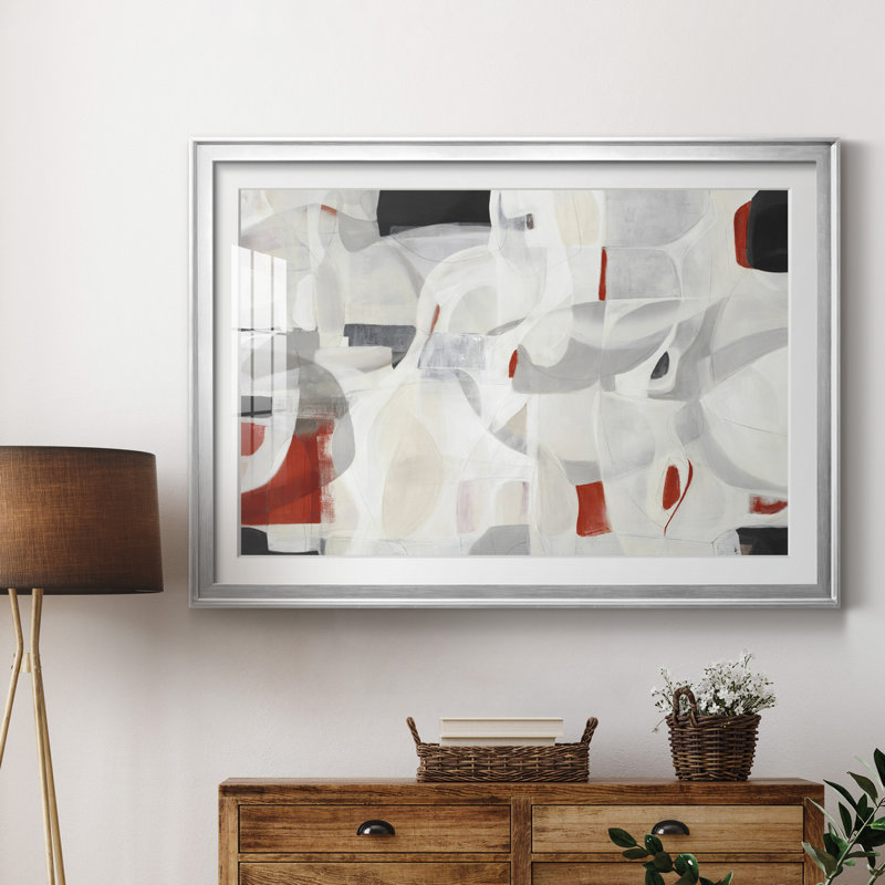 Windswept I - Picture Frame Print on Paper, Silver Framed, 26.5" H x 36.5" W x 1.5" D