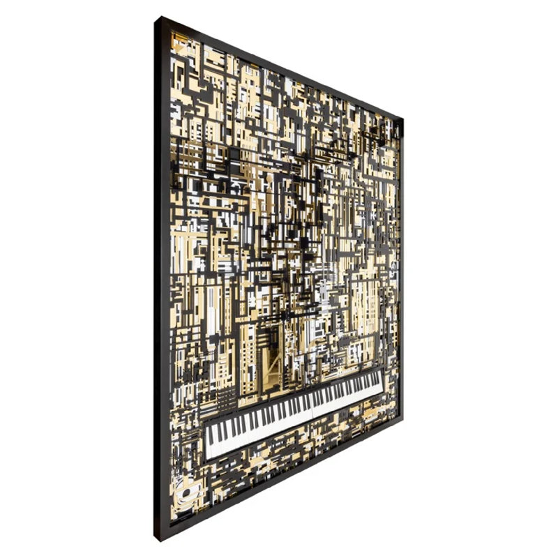 Piano, art mural Wibi