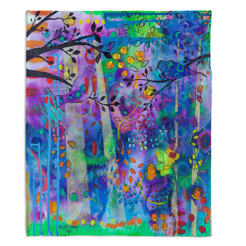 Couverture sherpa doux rayons of light, l 68 po x L 80 po