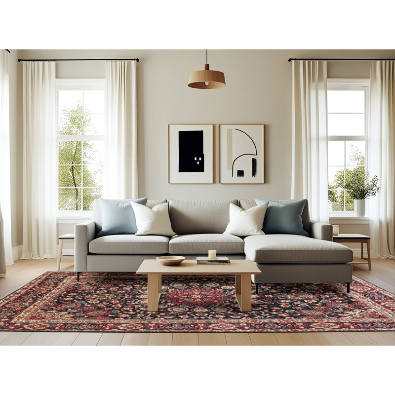 Koerich Oriental Indoor Rug, Rectangle 6' x 9'