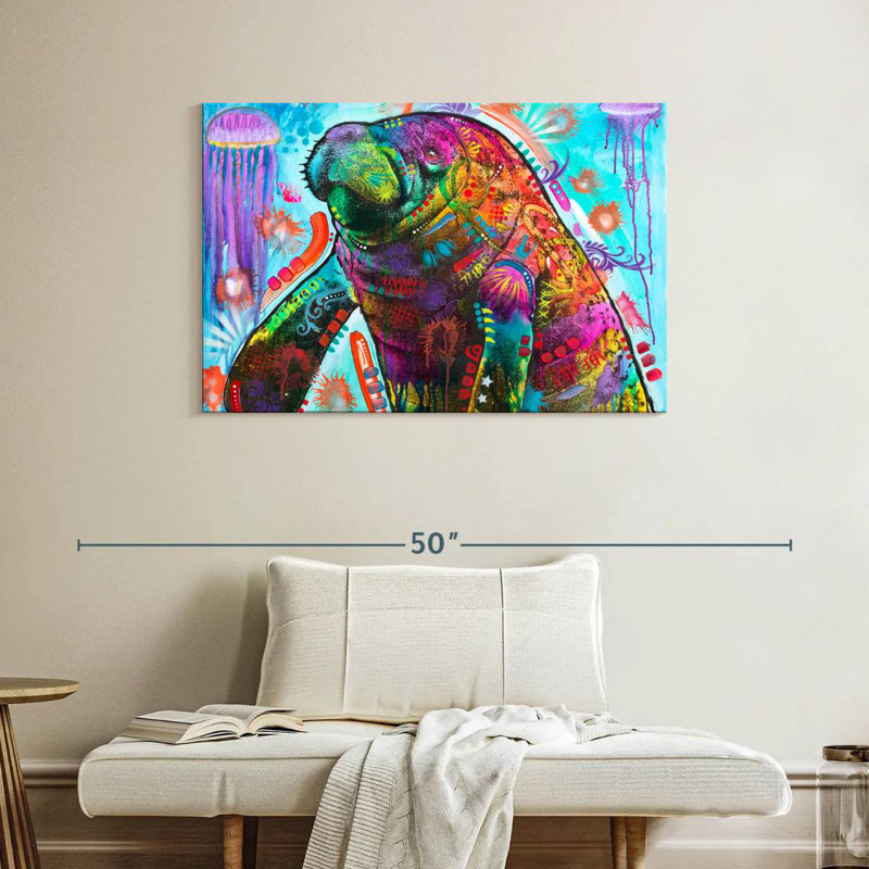 Manatee, 26" H x 39" W