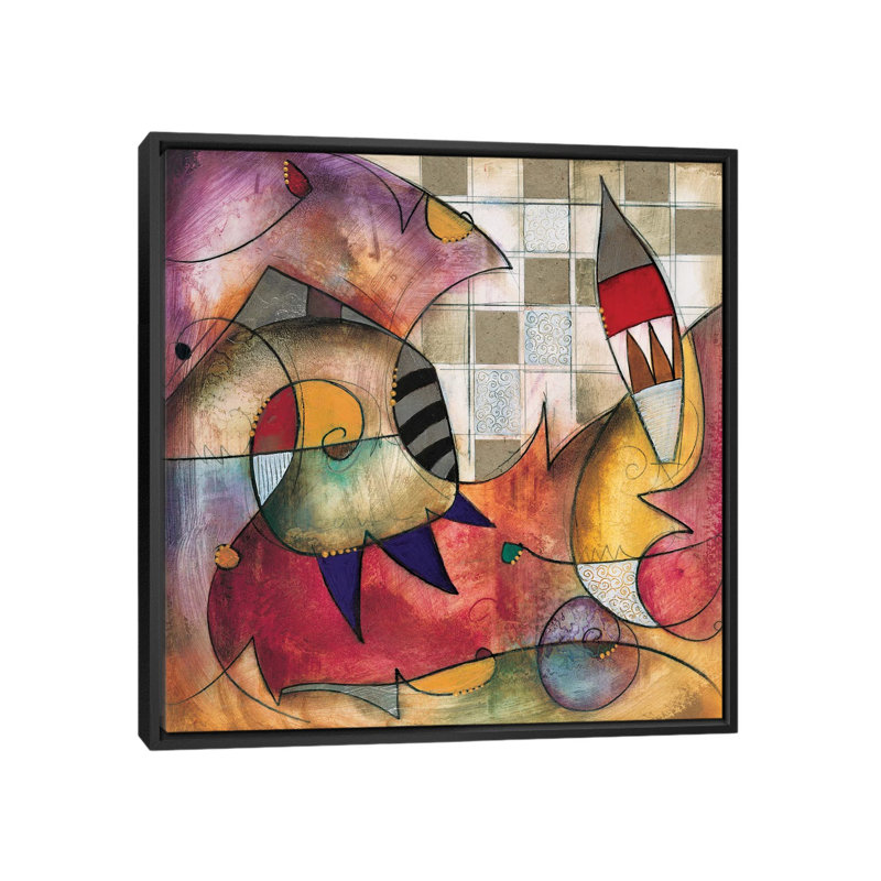 « primo i » par eric waugh, impression sur toile, H 18 po x l 18 po x P 1,5 po, Toile avec cadre flottant noir, Pas de tapis