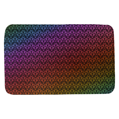 Tapis de salle de bain déco Leffel