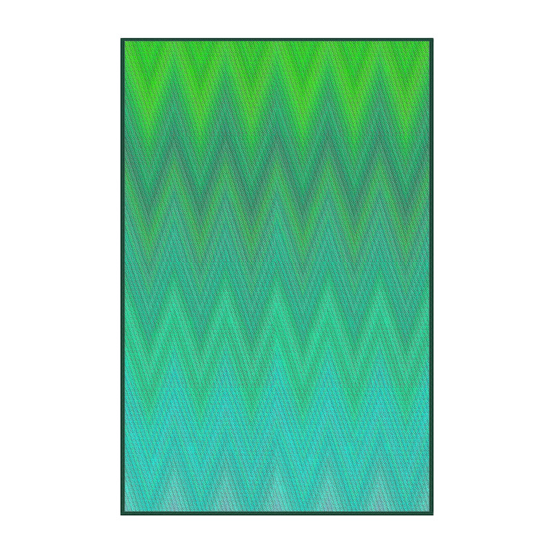 Tapis décoratif géométrique brun Prentiss, Rectangle 7 pi x 10 pi