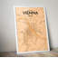 Vienna City Map - No Frame Print-991174966